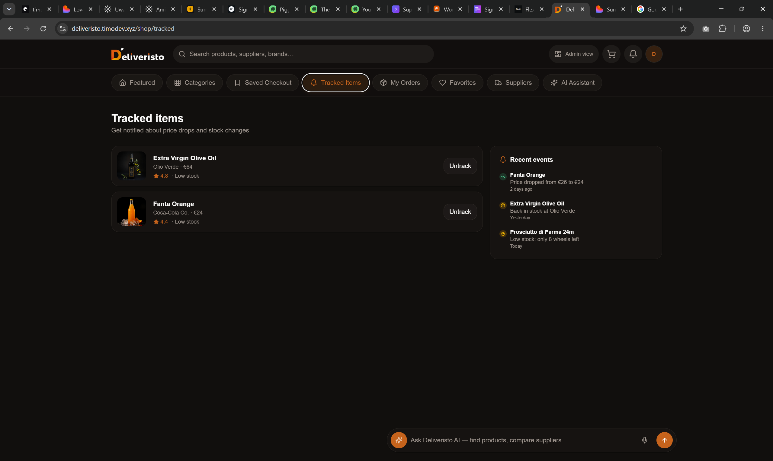 Order tracking that calms