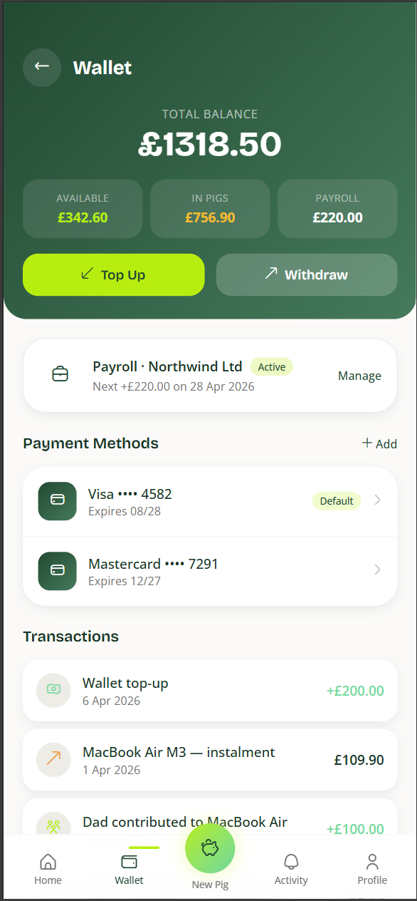 Top-up that just works