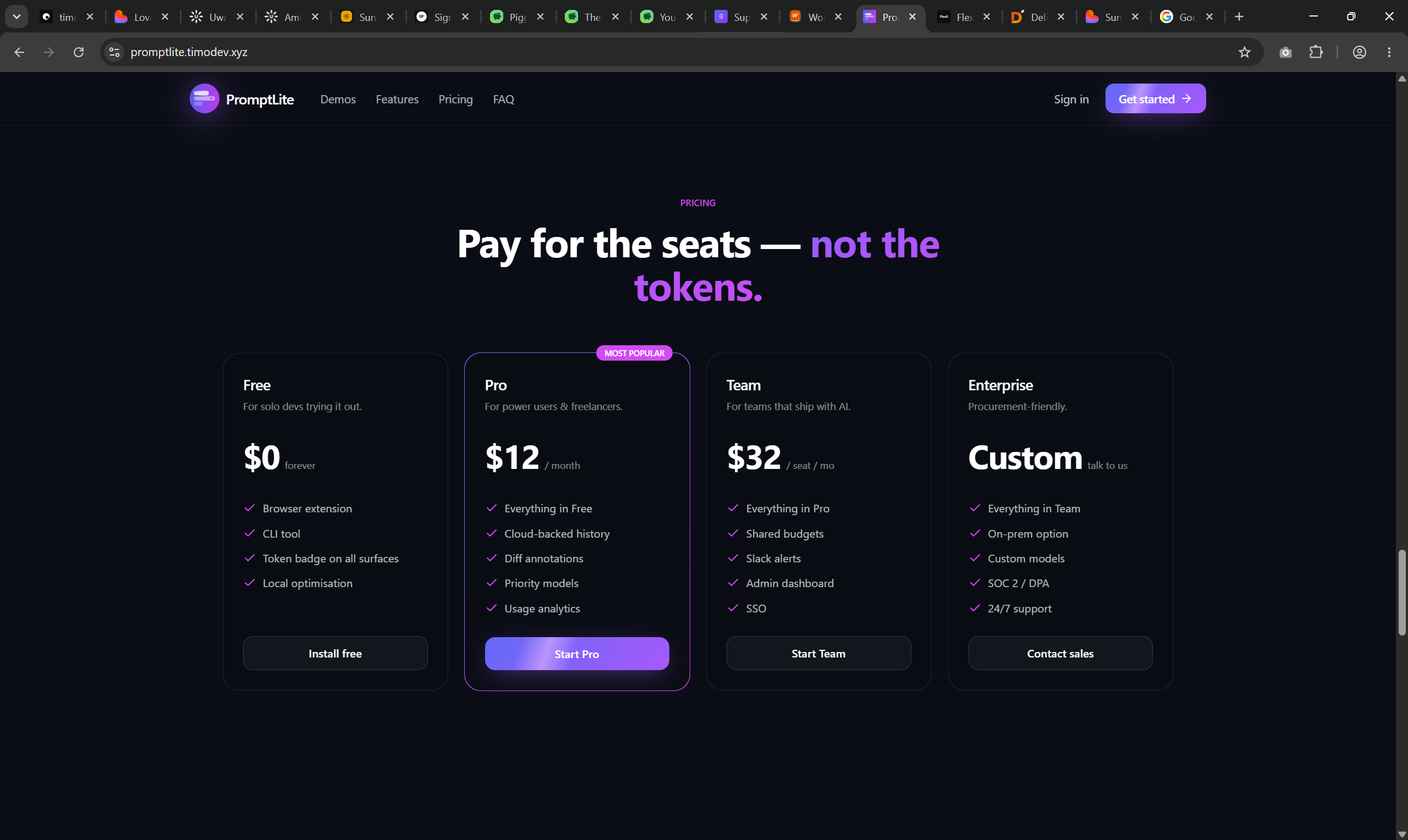 Pricing